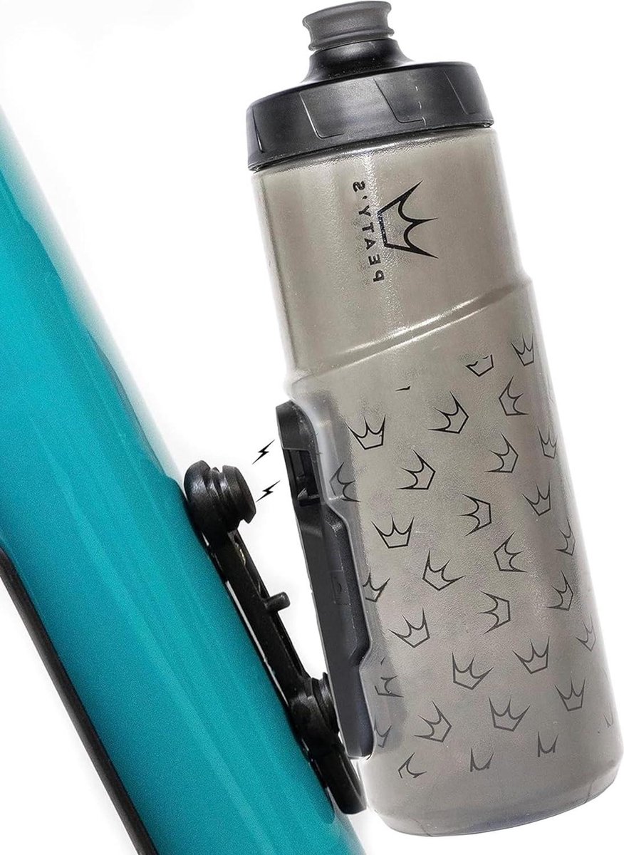 Lockin magnetische waterfles - helder - 600ml - voor unisex-gebruik