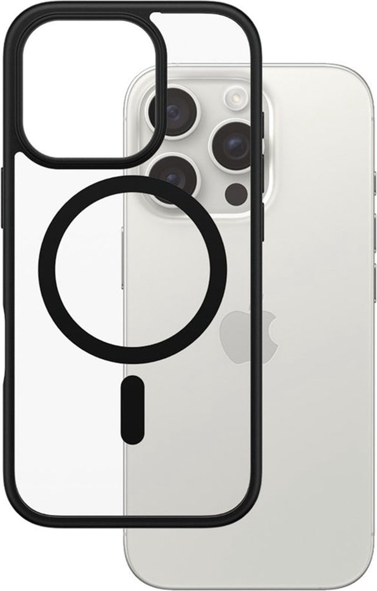 PanzerGlass Apple iPhone 16 Pro - Zwart MagSafe HardCase Clear