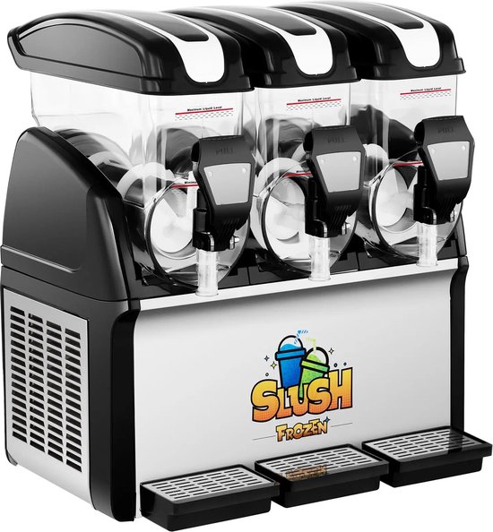 Royal Catering Slush Puppy Machine - Slush maker - 3 x 15 L van Royal Catering — afbeelding 3