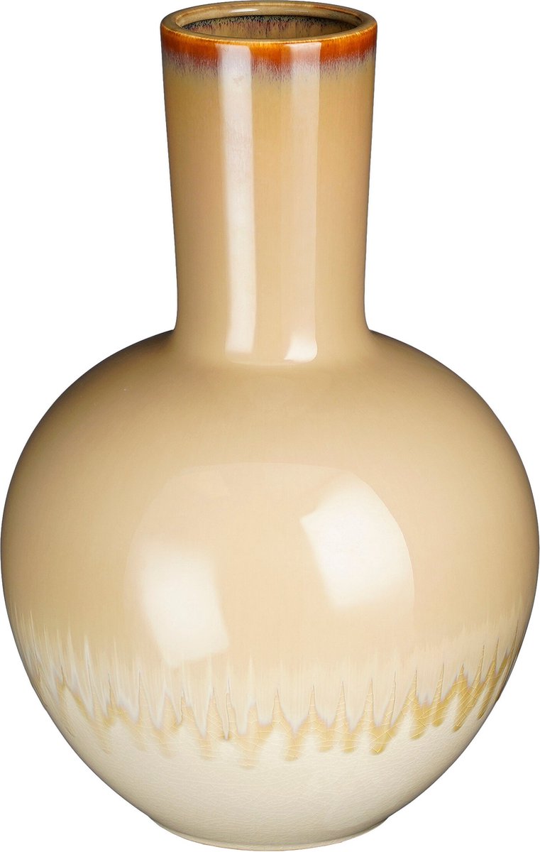 Mica Decorations Holm Vaas - H42 x Ø28 cm - Keramiek - Crème