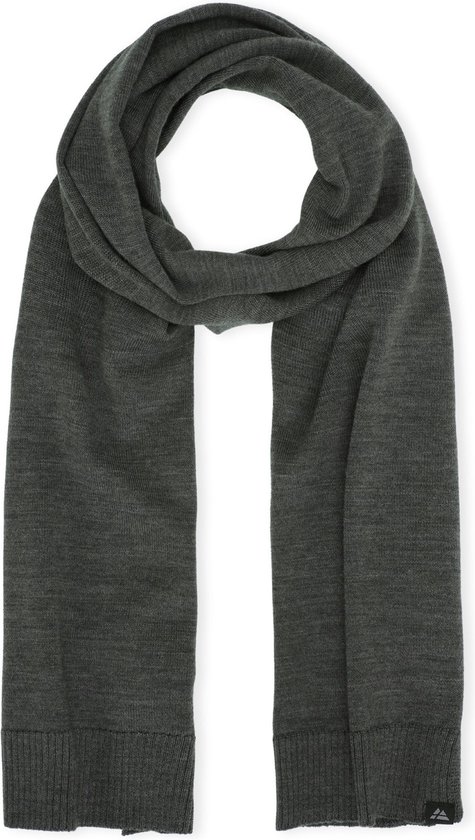 DANISH ENDURANCE Merinowol Sjaal - Premium Kwaliteit - voor Mannen en Vrouwen - Donkergrijs