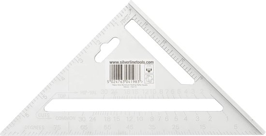Couvreurs en aluminium Silverline Heavy Duty triangle de mesure