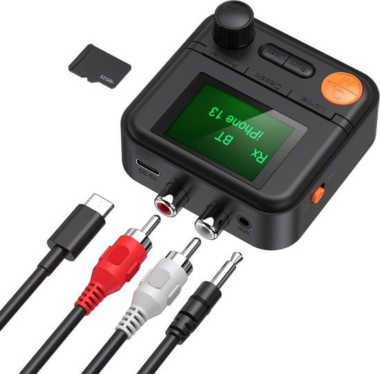 Strex Bluetooth Transmitter & Receiver 2 in 1 - BT 5.0 - 3.5MM AUX / R
