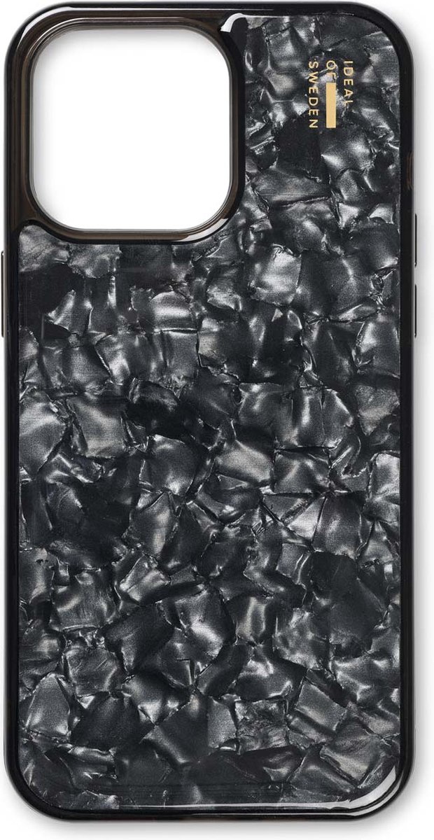 iDeal of Sweden Pearlized Case geschikt voor Apple iPhone 15 Pro Max - Zwart