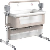 Amalee - Elektrische Babybed - Schommelbed Met Klamboe - Newborn - Slaapbed - Wieg - verplaatsbaar - Co sleeper - Opbergruimte - Bluetooth - Zachte ademende stof - Swing opties