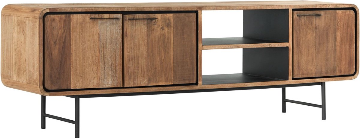 DTP Home Evo tv-meubel teakhout naturel - 185 x 40 x 60 cm