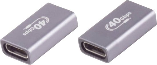 Connecteur USB-C ® BKL Electronic 10080137, 4.0, 40 Gbit/s, métal, Pro 1 pièce(s)
