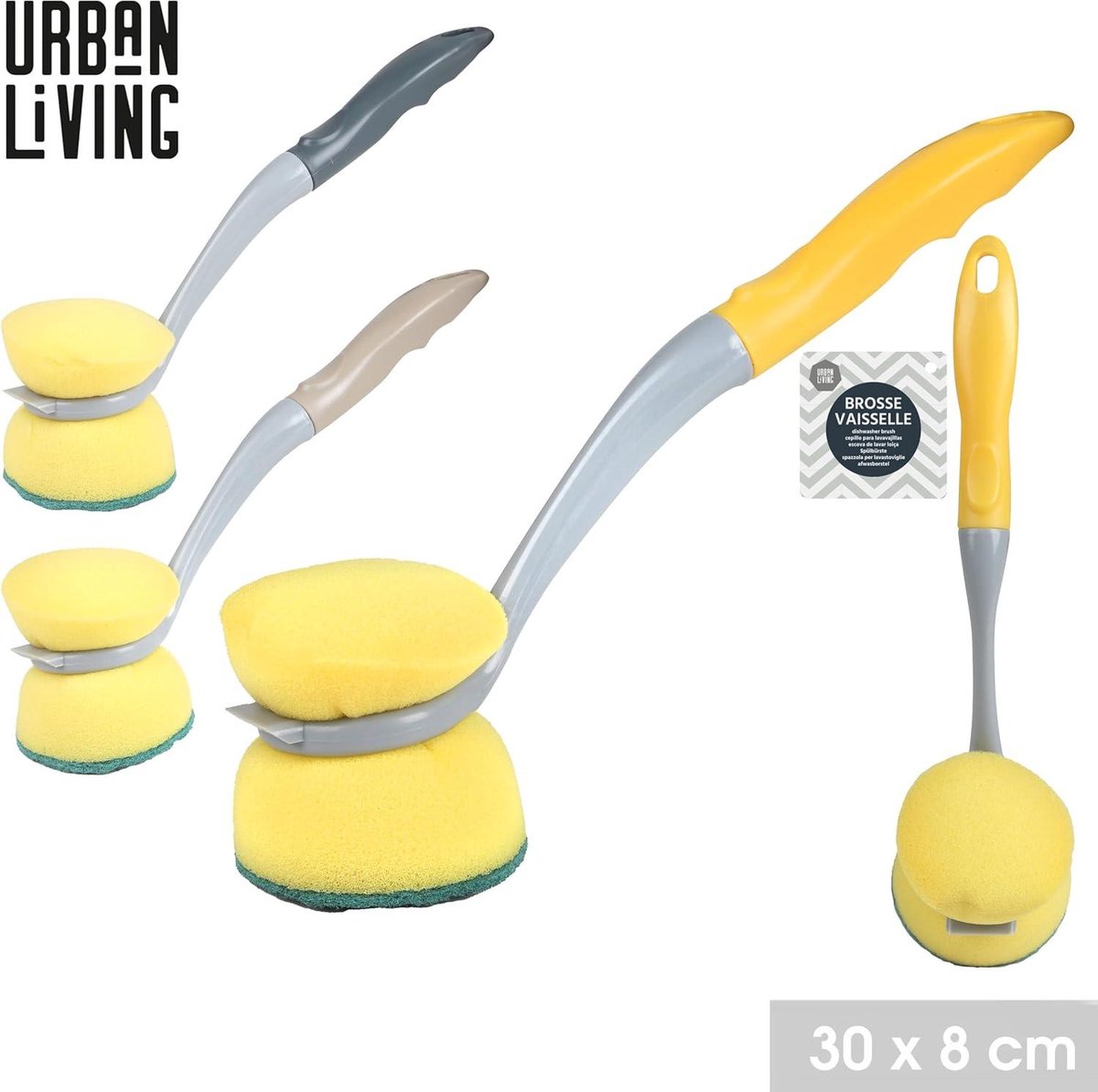 Goedkoopste Content in HTML Liberty Schrobbber - 3 kleuren - Staal - Midnight Blue - Dune - Yellow Mustard schrobber met steel