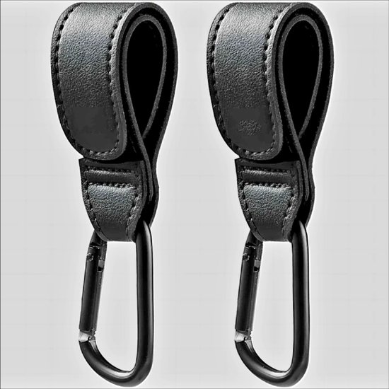 Haken Kinderwagen Für Taschen Fuyamp 2 Stück Braune Buggy-Clips