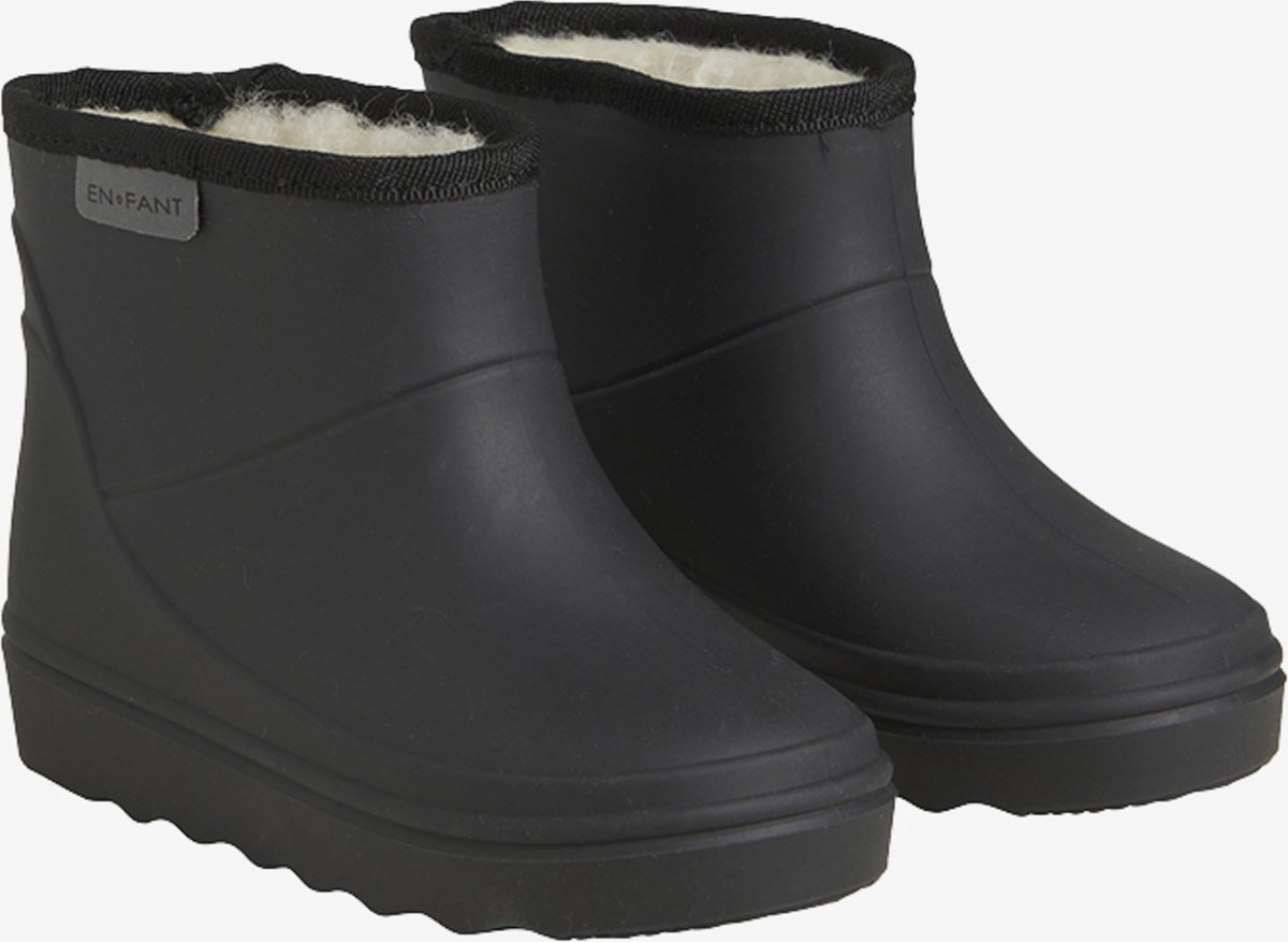 En fant thermo boots short solid black 24