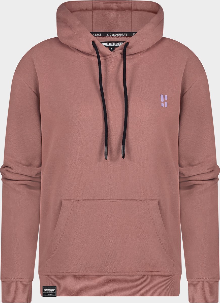 POEDERBAAS Arty Hoody Women Terracotta Bruin