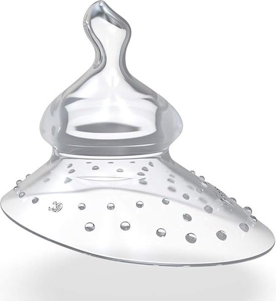 Medela Contacttepelschild voor borstvoeding, 24 mm medium tepelschild, voor lastige vergrendelingen of platte of omgekeerde tepels, 2 stuks met draagtas, gemaakt zonder BPA