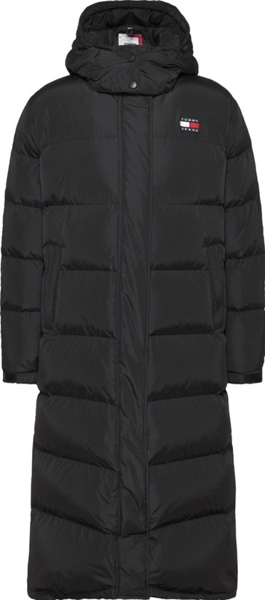 Tommy Jeans Dames Jas winter Alaska Long Puffer Jacket Zwart Maat M bol