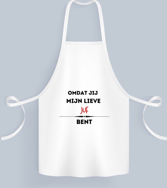 Akyol - parce que tu es mon doux professeur Tablier de cuisine - Professeur - le professeur le plus doux - anniversaire - cadeau pour professeur - cadeau - cadeau - 82 par 71 cm