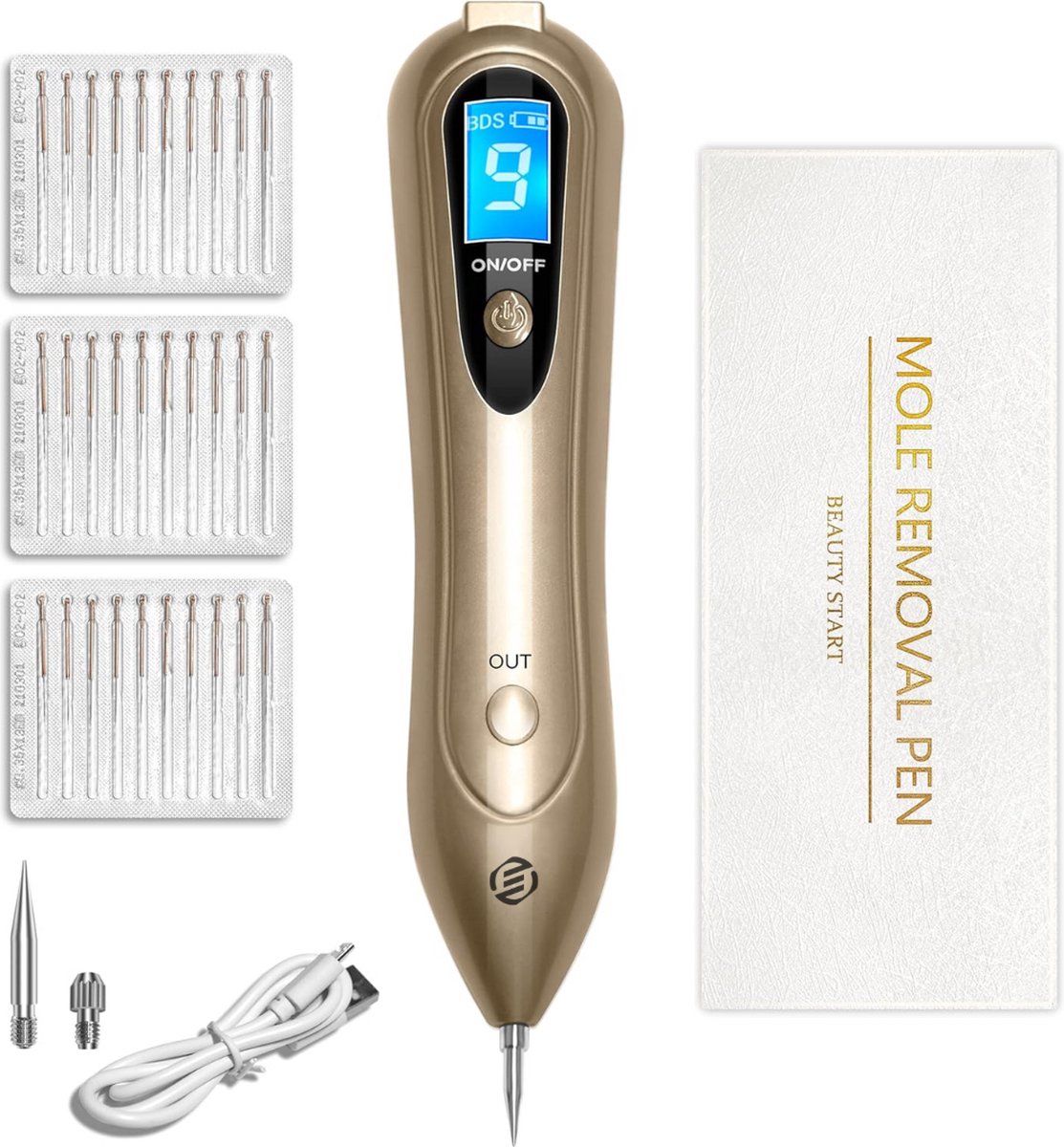 Equivera Laser Plasma Pen - Huidverzorging - Gezicht - Huid - Donkere Vlekken - Sproeten - Pigmentvlekken - Wratten - Tattoo - Moedervlekken - Verwijderaar - Schoonheid - Huidverjonging