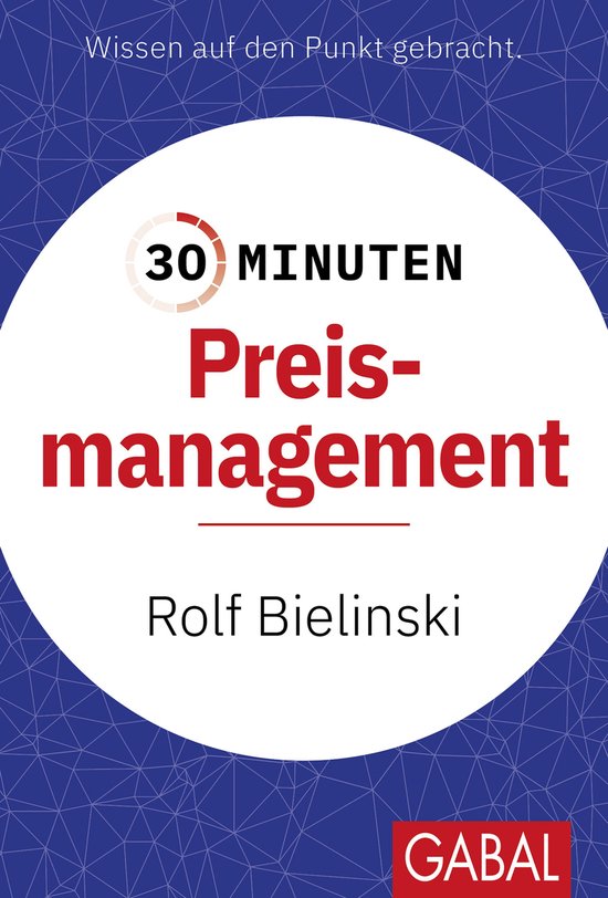 30 Minuten - 30 Minuten Preismanagement - cover