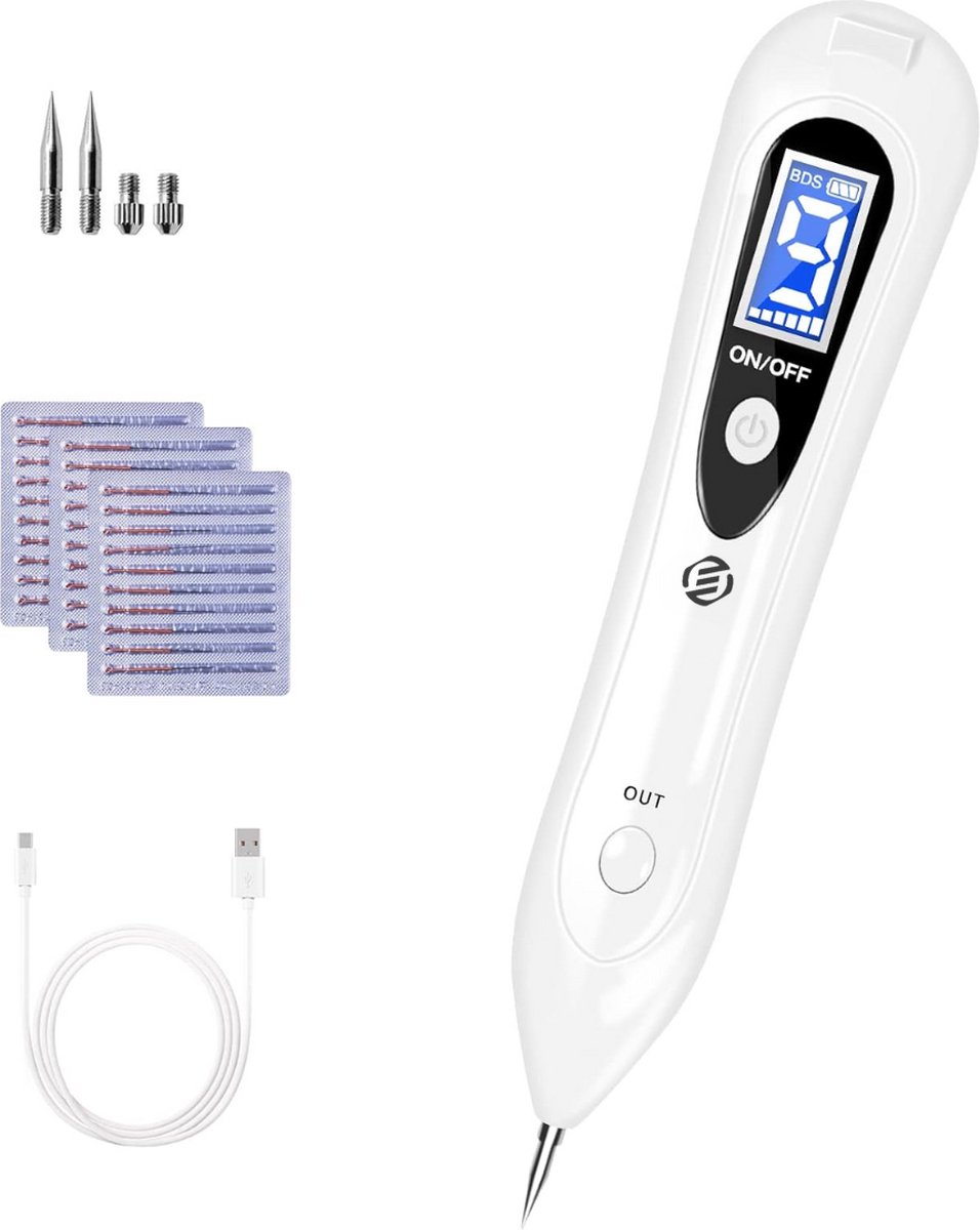 Equivera Laser Plasma Pen - Huidverzorging - Gezicht - Huid - Donkere Vlekken - Sproeten - Pigmentvlekken - Wratten - Tattoo - Moedervlekken - Verwijderaar - Schoonheid - Huidverjonging
