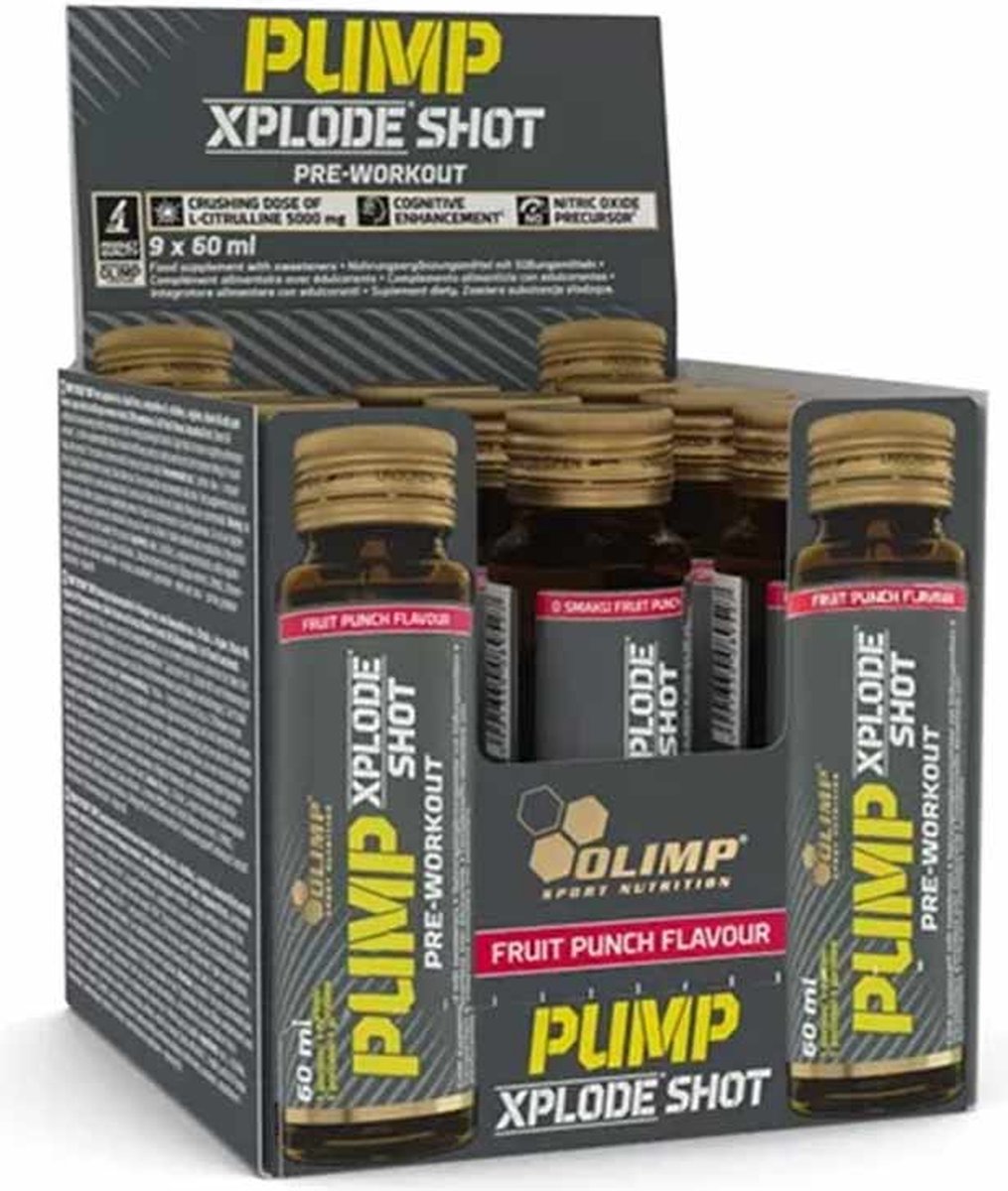 Goedkoopste Pump Xplode Shot 9ampullen Fruit Punch