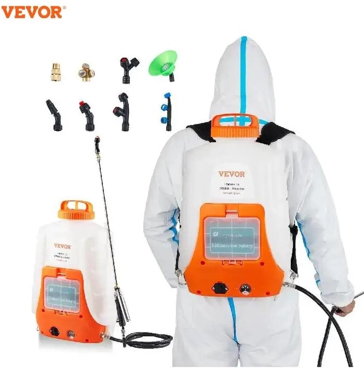 Tuinsproeier - Sprayer - Accu Rugspuit - Drukspuit - Sproeier Kunstmestspuit - 15L