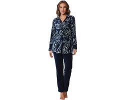 Pastunette Huispak - Bloom - Fleece - Blauw - Rits - Maat 42
