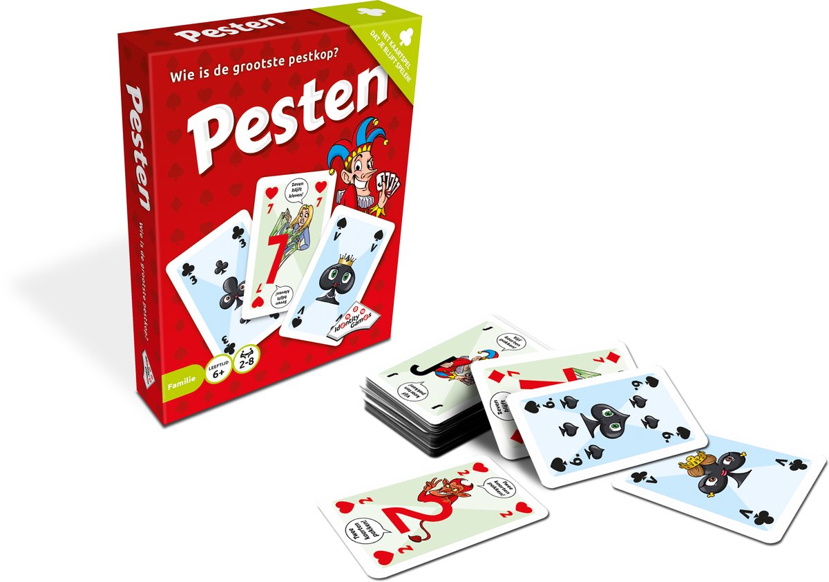 Pesten - Kaartspel - Met uitleg op elke kaart — afbeelding 2