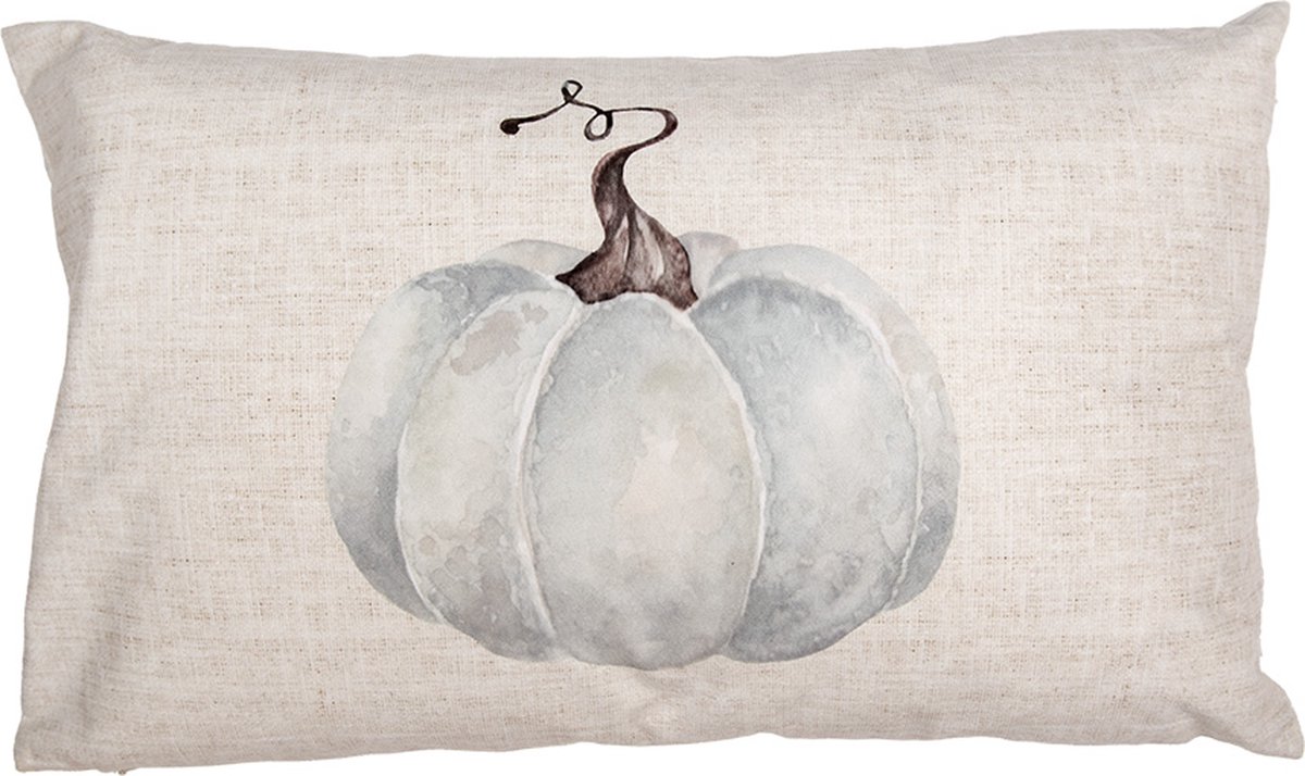 Kussenhoes Overig 30x50 cm Beige Grijs Polyester Pompoen Herfst decoratie