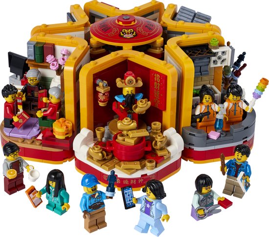 LEGO Lunar New Year Tradities bouwset - feestelijk speelgoed.