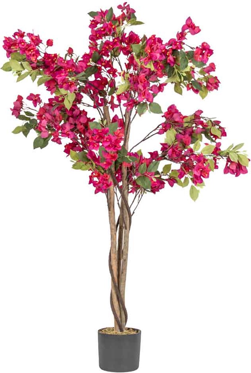 homebound by ky Kunstplant boom bougainvillea 150cm | 150cm | plant voor binnen Roze