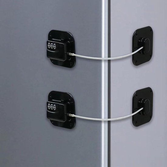 Koelkastsloten Voor Volwassenen, ESynic 4 Stuks Koelkastslot Sterke Zelfklevende Kinderen Koelkast Kinderslot Geen Boor Diepvriessloten Peuter Veiligheid Gebruikt Op 689282153