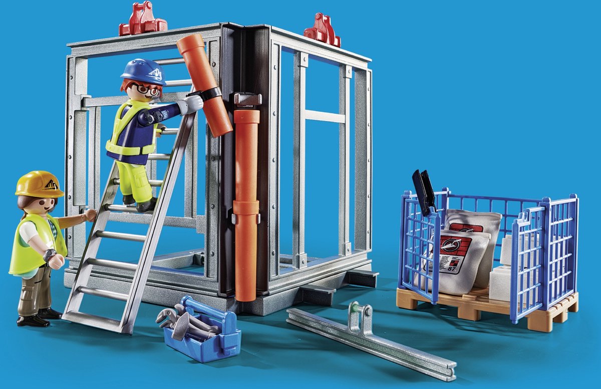 PLAYMOBIL City Action RC bouwkraan met bouwonderdeel - 70441 — afbeelding 14