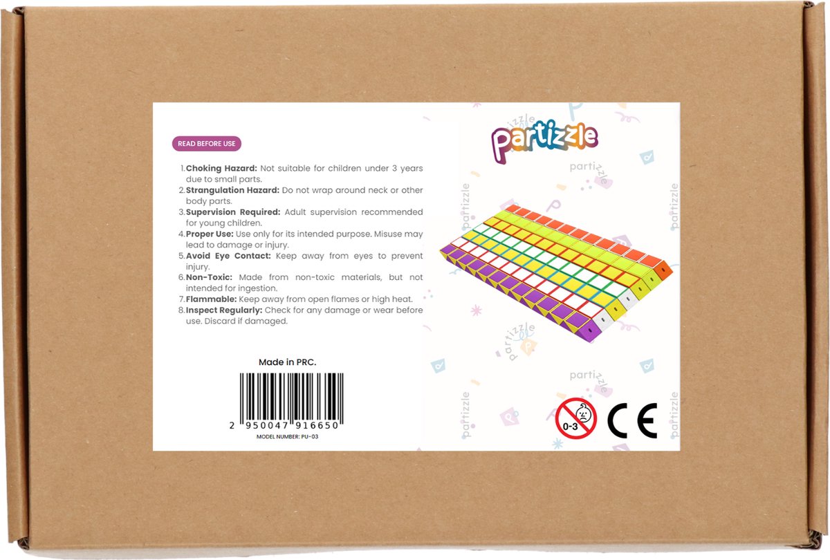 Partizzle 12x Fidget Toys Slangen Pakket - Puzzel Slang Uitdeelcadeautjes - Sensorisch / Educatief Klein Speelgoed - Grabbelton Traktatie Cadeautjes - Voor Kinderen & Peuters - Gekleurd — afbeelding 8