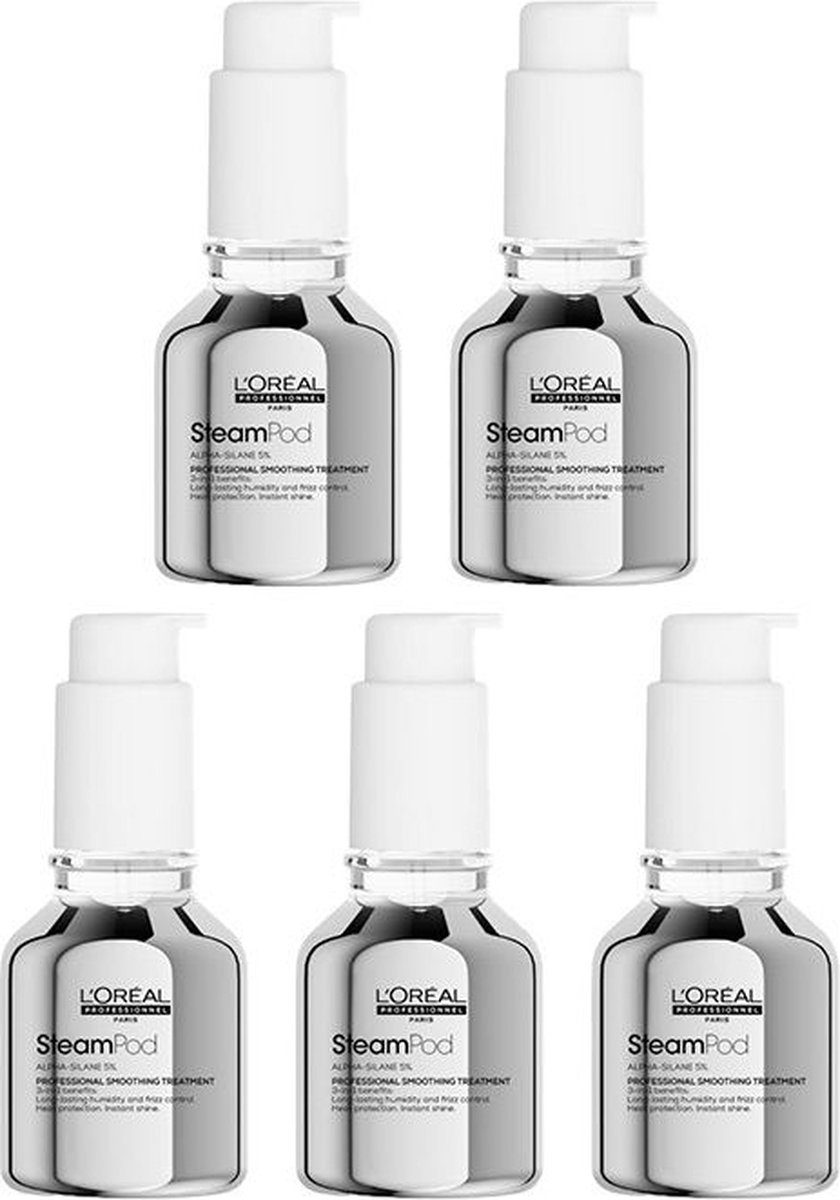 10x L'Oréal Professionnel Steampod Smoothing Treatment 50ml