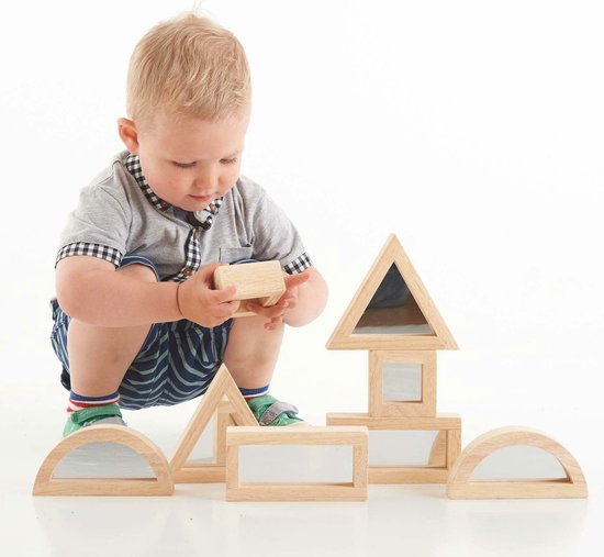 TickiT - Spiegel Blokken Set - Groot (8 stuks) van TickiT — afbeelding 4