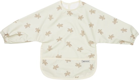 Meyco Baby Gingerbread mouwslab - soft sand
