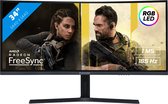 Bol.com RAIDER 34 inch Ultra Wide Gaming Monitor - 165HZ - 34 inch - WQHD (3440x1440) - CURVED - 1 ms - FreeSync/G-Sync - Zwart aanbieding