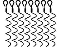 8 stuks stormanker grondankers - voor trampoline, tenten, luifels, trampolines, schommels