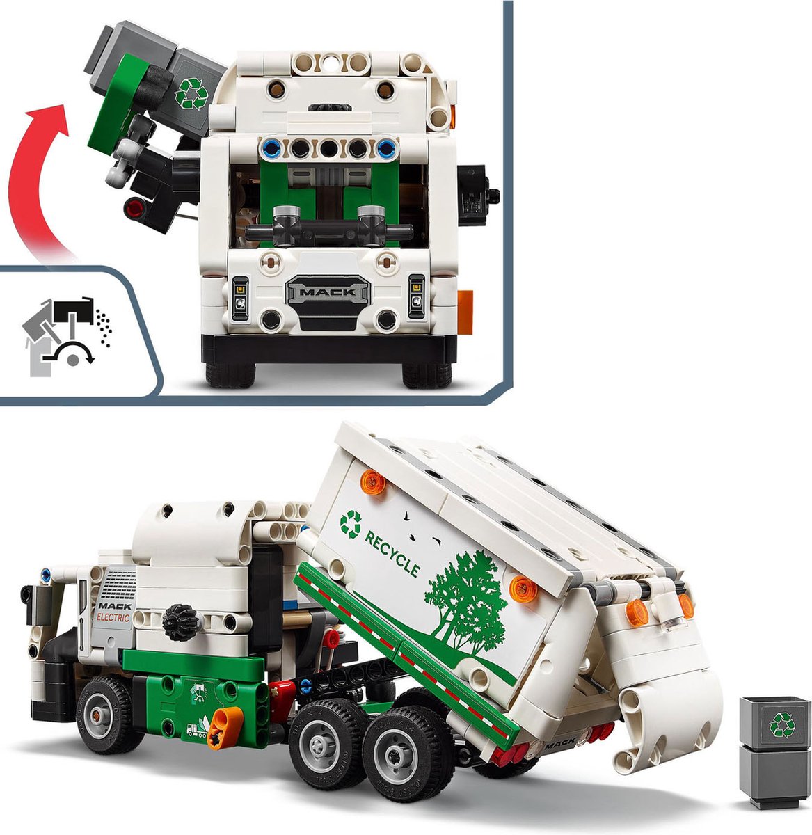 LEGO Technic Mack LR Electric vuilniswagen - 42167 — afbeelding 13