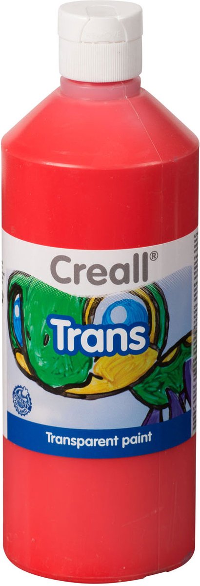 Creall Raamverf trans rood 500ml 1 fles