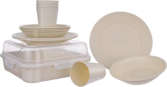 Campingservies, campingbestek, borden, glazen en k kopen