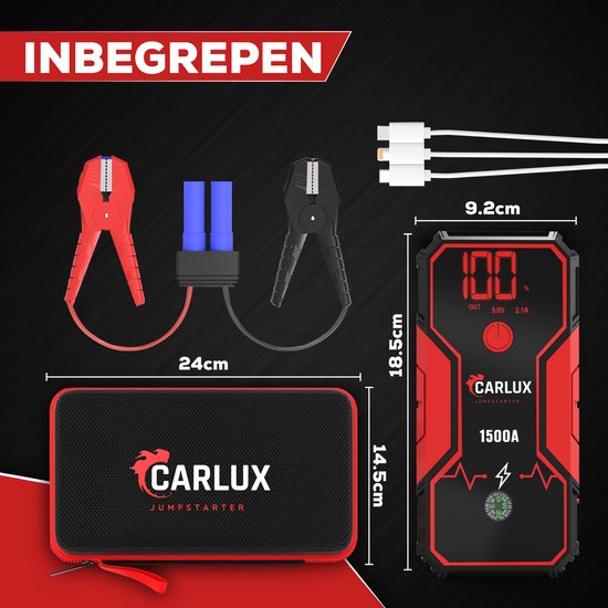 EAFC Jumpstarter 12V 1500A Review - Eerlijk Oordeel