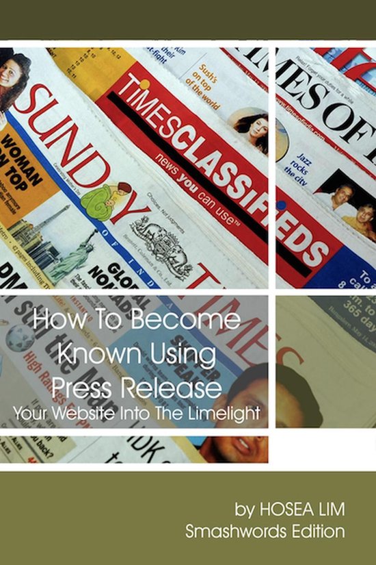 How to Become Known Using Press Release - cover