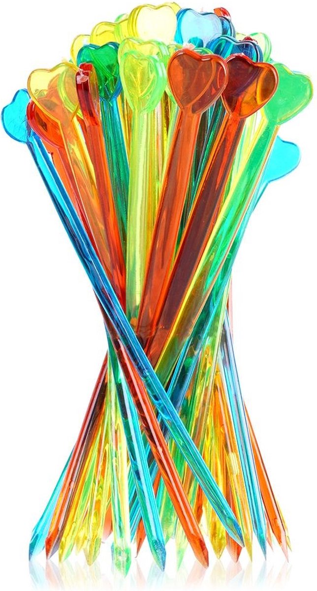 Cocktailprikker 8 cm 50 stuks - Cocktail Prikker - Snack Spiesjes