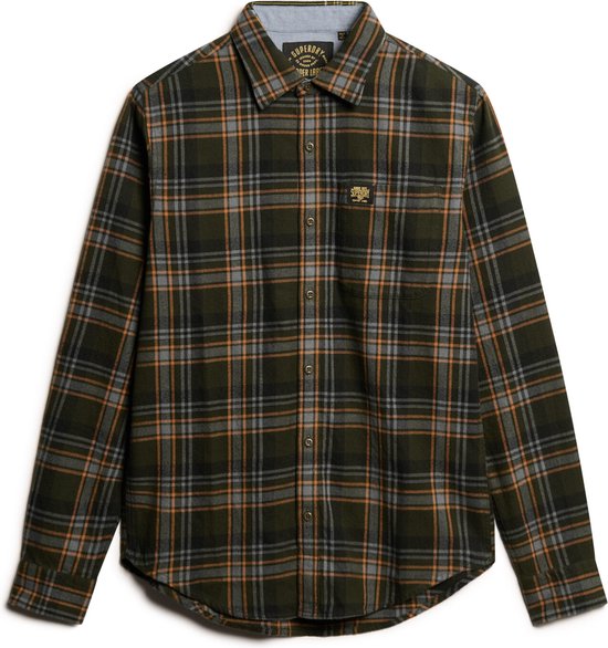 Superdry L/ S COTON LUMBERJACK SHIRT Pull Homme - Taille L