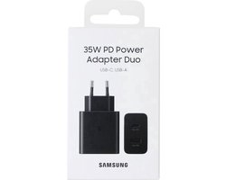 Samsung - Power Duo Adapter - 35W - Zwart
