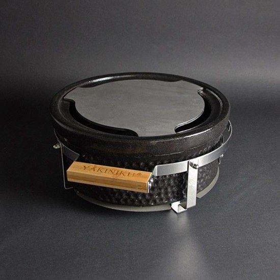 YAKINIKU - Ronde Shichirin BBQ - Tafelgrill - Hibachi - Japanse BBQ Grill - Keramische Japanese Yakitori Grill - Geschikt Voor Binchotan Houtskool - 2 t/m 6 Personen - Grilldoorsnede 29.8 cm