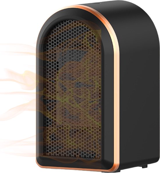 Bovista Elektrische Kachel - Haard - Heater - Mini Kachel - Luchtkachel - Zwart