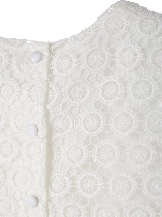 Vertbaudet Robe de cérémonie effet 2 en 1 superposition en macramé fille