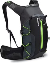 Bol.com CarryQuest® - Fietsrugzak 16L - Lichtgewicht - Opvouwbaar - Waterdicht - Outdoor Sport - Groen - Voor Fietsen Wandelen K... aanbieding