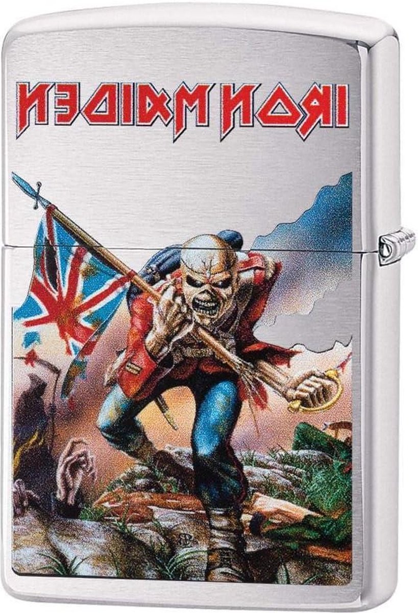 Goedkoopste Chrome Brushed-Spring 2017 Aansteker zilver-iron maiden 58 x 38 x 2 cm