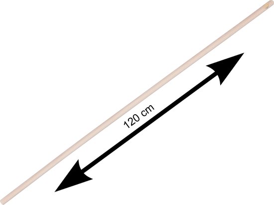 Buemag Bezemsteel universeel - hout - 120 cm - D24 mm van Buemag — afbeelding 4